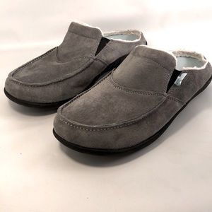 NWOB | Spenco Orthotic Gray Fuzzy Slip•On |